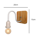 Ver imagem 2 de Arandela de Parede Colonial Retrô Simples Canopla Pinus - Soquete E-27 – Abf Luminárias:branco