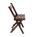 Ver imagem 5 de Mesa Aparador Dobrável Bar 68x43cm com 2 Cadeiras Imbuia / Liso