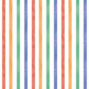 Papel de Parede Infantil Listrado Multi Cores Sonhos Pp187