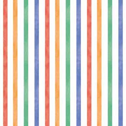 Papel de Parede Infantil Listrado Multi Cores Sonhos Pp187