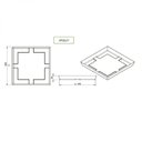 Ver imagem 2 de Prato para Vaso Quadrado Slim 27 Japi