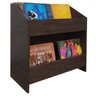 Estante para Discos Amadeirado Escuro Lp Vinil - 2
