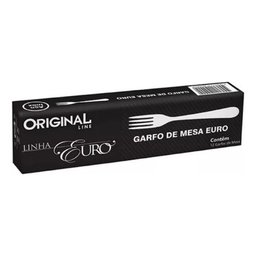 Garfo De Mesa Inox Euro Com 12 Pçs Original Line - 4