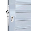 Ver imagem 2 de Fechadura 901 Espelho Grafite Inox Porta Correr Externa - Stam