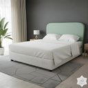 Ver imagem 4 de Cabeceira de Cama Box Casal 140cm Orgânica Verde Menta - Bouclê