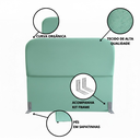 Ver imagem 3 de Cabeceira de Cama Box Casal 140cm Orgânica Verde Menta - Bouclê