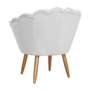 Ver imagem 6 de Kit Namoradeira mais Poltrona Pétala Suede Branco