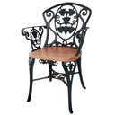 Ver imagem 4 de 4 Cadeiras e Mesa Tampo Ripado Aluminio para Cozinha Jantar Piscina Jardim Preto