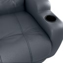 Ver imagem 4 de Poltrona Reclinável do Papai Automática com Usb e Porta Copos Cherokee Sintetico Cinza Matrix