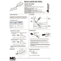 Chave Boia Elétrica para Bomba de Água Cabo 1,5 Metros - Margirius - 5