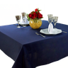 Toalha de Mesa 6 Lugares Festa e Sala de Jantar Oxford Lisa 2,50m x 1,40m:Azul Marinho - 2