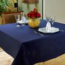 Toalha de Mesa 6 Lugares Festa e Sala de Jantar Oxford Lisa 2,50m x 1,40m:Azul Marinho - 1