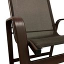 Ver imagem 6 de Conjunto Lótus com Mesa 90cm Ripada 4 Poltronas Ombrelone 3,00m com Base Marrom