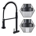 Ver imagem 1 de Torneira Gourmet Flexível Preto Fosco Parede Cozinha