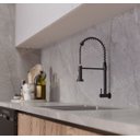 Ver imagem 5 de Torneira Gourmet Flexível Preto Fosco Parede Cozinha