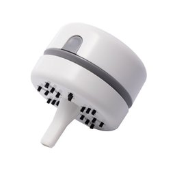 Mini Aspirador de Pó Automático de Plástico Branco 6cm X 6cm X 8cm - 1