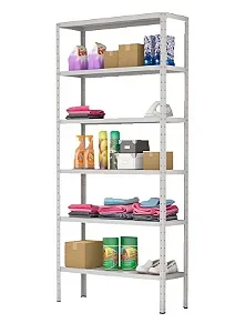 Estante de Aço com 6 Bandejas Cinza 30cm