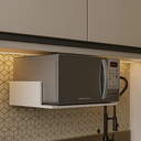 Ver imagem 2 de Suporte de Micro-ondas de Mdf Branco 53x15x43