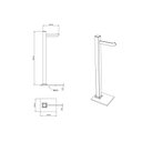 Ver imagem 3 de Papeleira de Chão 1 Haste Of8075 Ducon Metais