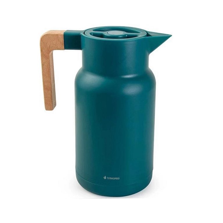 Garrafa Termica Wood Fashion Verde 1 Litro Termopro TP6563