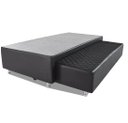 Ver imagem 1 de Cama Box Casal com Auxiliar Espuma Sintético Preto 62x138x188