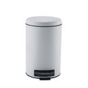 Ver imagem 2 de Lixeira Redonda com Pedal Branca Mollie 3 litros