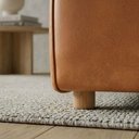 Ver mais imagens de Sofá Modular 2 Lugares Block 148 cm Pes Madeira Courino Tcs 727 Moll