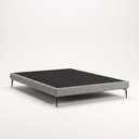 Ver imagem 6 de Cama Base Box Casal Unique Estrutura em Madeira Pés de Ferro Cinza Desk Design