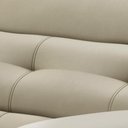 Ver imagem 5 de Cadeira Reclinável Off White Veludo Akinori Jm Móveis