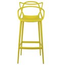 Ver imagem 2 de Kit 4 Banqueta Aviv Allegra Solna Fratini 109 cm (altura) Polipropileno Cor Amarelo