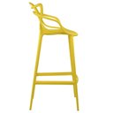 Ver imagem 4 de Kit 4 Banqueta Aviv Allegra Solna Fratini 109 cm (altura) Polipropileno Cor Amarelo