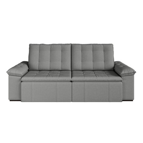 Sofá Cama Retrátil e Reclinável 3 Lugares 220cm Veludo com Molas Palmeira CabeCasa MadeiraOriginals