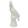 PASSARO DECORATIVO DE CERAMICA BRANCA - 12X31 CM BTC Decor - 1