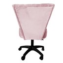 Ver imagem 5 de Poltrona Decorativa Royal Capitone Base Giratória Slk Decor Rosa Claro
