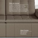 Ver imagem 7 de Sofá Cama Retrátil e Reclinável 3 Lugares 220cm Veludo com Molas Palmeira CabeCasa MadeiraOriginals