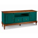 Ver imagem 3 de Rack para TV até 75 Polegadas 195cm 2 Portas 2 Gavetas Prateleira Interna Pés Luis Xv Hanover