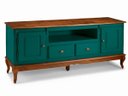 Ver imagem 3 de Rack para TV até 75 Polegadas 195cm 2 Portas 2 Gavetas Prateleira Interna Pés Luis Xv Hanover