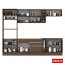 Ver imagem 3 de Cozinha Completa Vicenza Rodapé Armário Balcão Rustic Madesa