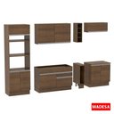 Ver imagem 5 de Cozinha Completa Vicenza Rodapé Armário Balcão Rustic Madesa