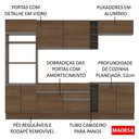 Ver imagem 6 de Cozinha Completa Vicenza Rodapé Armário Balcão Rustic Madesa