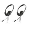 Fone de Ouvido Headset Usb Microfone Preto Gotech Kit com 2 - 1