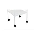 Ver imagem 3 de Mesa Auxiliar 40 X 40 X 80 Pintura Epóxi com Rodizios