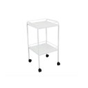 Ver imagem 1 de Mesa Auxiliar 40 X 40 X 80 Pintura Epóxi com Rodizios