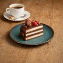 Ver imagem 2 de Jogo 6 Pratos de Sobremesa 19,5cm Orgânico Azul Oceano Bolo Torta Porto Brasil Mesa Posta