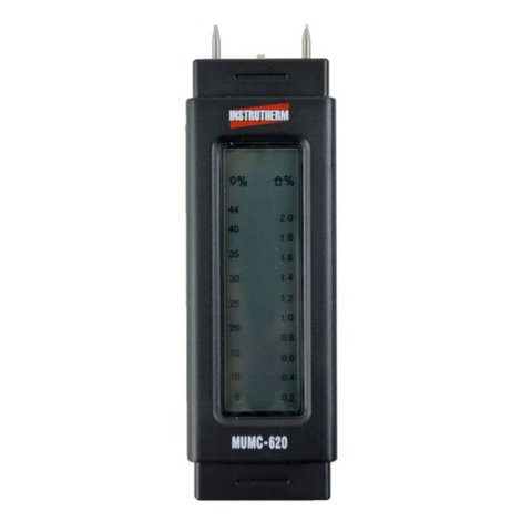 Medidor Umidade Digital para Madeira Papelão Concreto Materiais Rígidos Eletrodo Mumc-620 Portátil