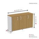 Ver imagem 4 de Armário para Escritório 3 Portas Credenza