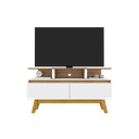 Ver imagem 2 de Rack para TV até 50 Polegadas 2 Portas 2 Prateleiras Pés em Madeira Maciça Rubi