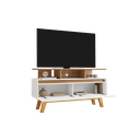 Ver mais imagens de Rack para TV até 50 Polegadas 2 Portas 2 Prateleiras Pés em Madeira Maciça Rubi