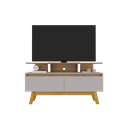 Ver imagem 7 de Rack para TV até 50 Polegadas 2 Portas 2 Prateleiras Pés em Madeira Maciça Rubi