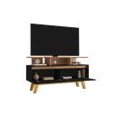Ver imagem 5 de Rack para TV até 50 Polegadas 2 Portas 2 Prateleiras Pés em Madeira Maciça Rubi